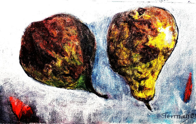 Peras conferencia Acrylic Canvas Still Life Paintings