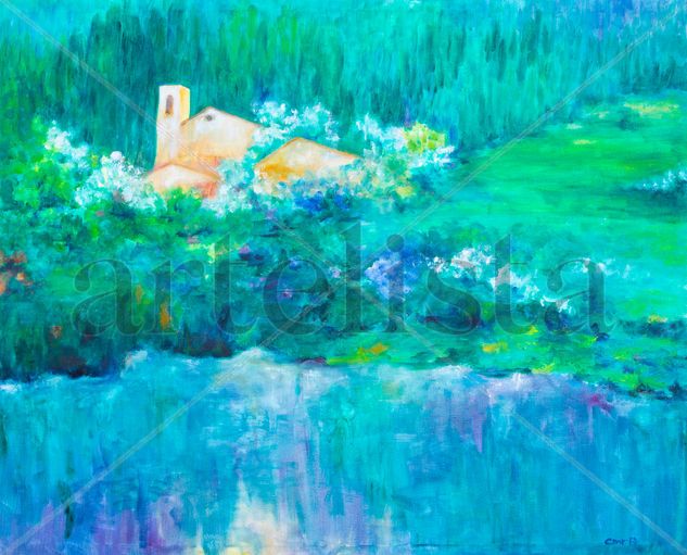 Sant Andreu de Castellcir Oil Canvas Landscaping