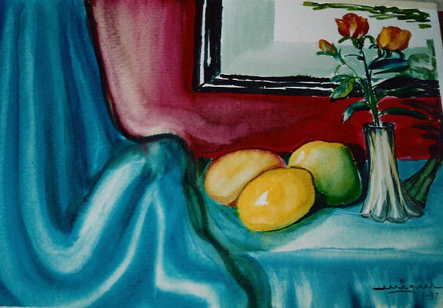 ESTORA I LLIMONAS Watercolour Paper Still Life Paintings