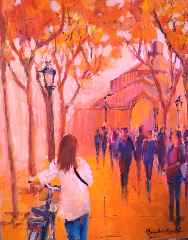 WALKING IN BARCELONA