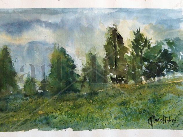 Arboleda Watercolour Card Landscaping