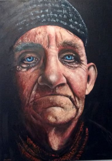 Rasgo eslavo Oil Canvas Portrait