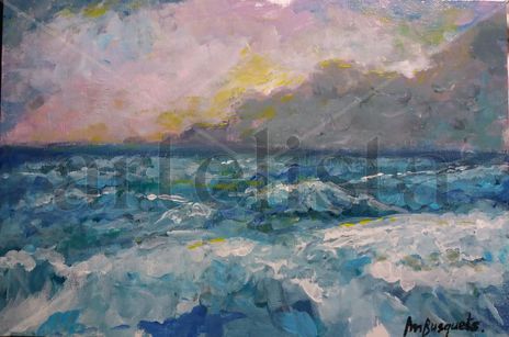 Mar arrebolada