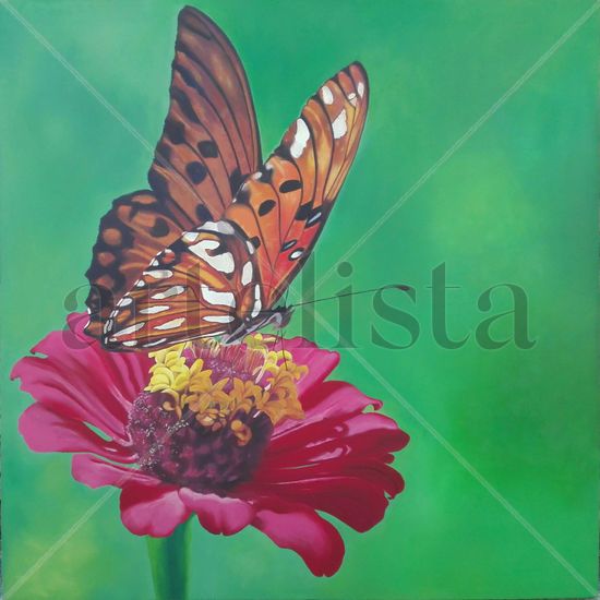 Pirrikitirri Oil Canvas Floral Painting