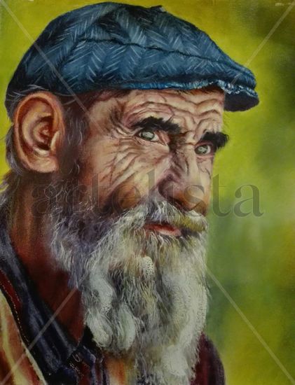 Sabiduria Oil Canvas Portrait