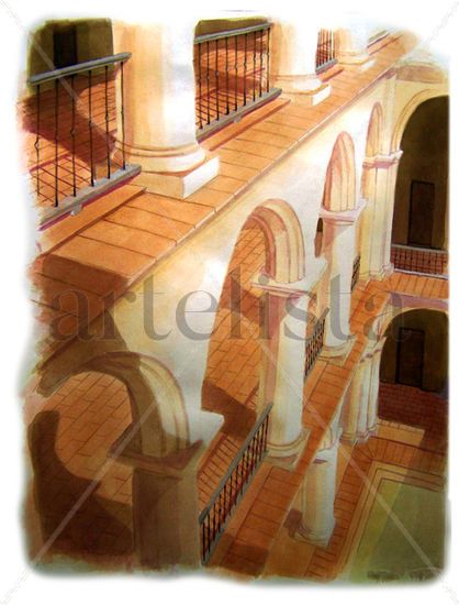 Habana Vieja 8 Acrylic Card Landscaping