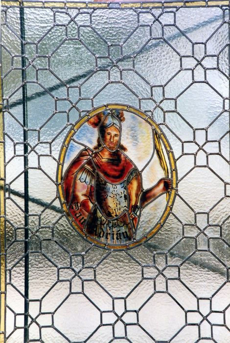 San Adrián vitral 175 cm x 95 cm
