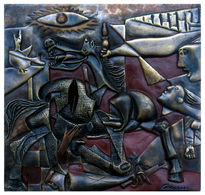 Relieve en Bronce,...