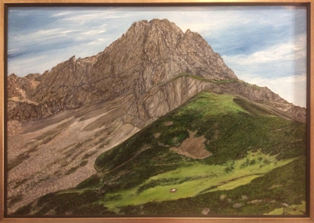 Peña Bermeja - Picos de Europa Óleo Lienzo Paisaje