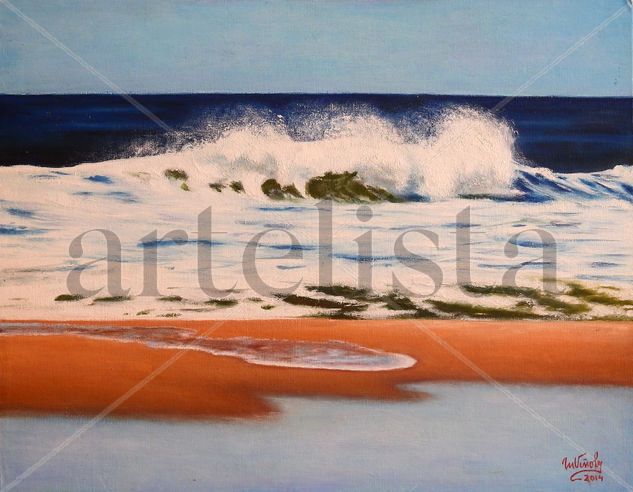 Espuma de mar Oil Canvas Marine Painting