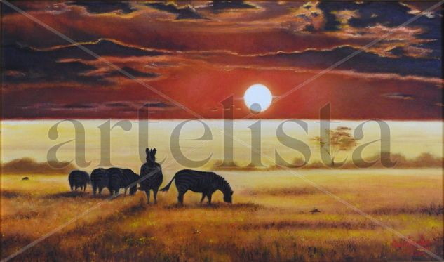 Africa Oil Canvas Landscaping