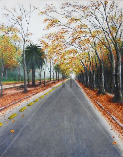 Avenida Winston Churchill, Durazno, Uruguay Oil Panel Others