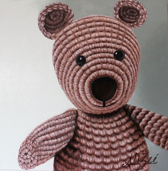 A Teddy Bear for You Acrylic Canvas Animals