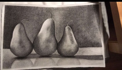 Fruta a carboncillo