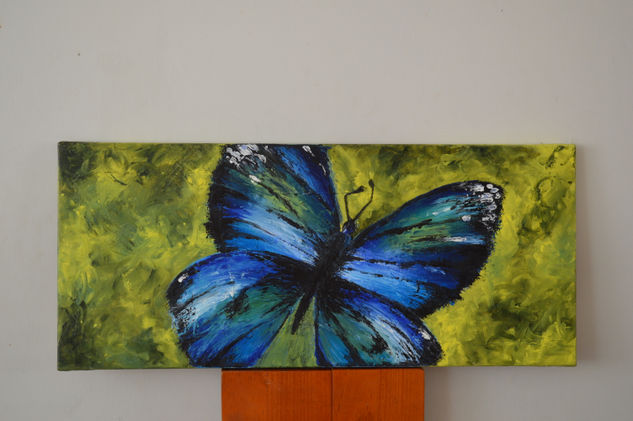 Mariposa Oil Canvas Animals