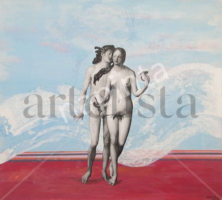 Adán y eva azul i
