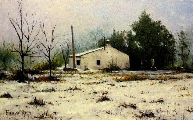 Paisaje de invierno Oil Canvas Landscaping