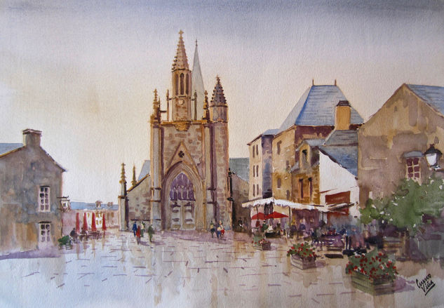 Gérande-Francia Watercolour Paper Landscaping