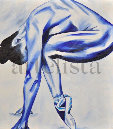 Blue ballerina