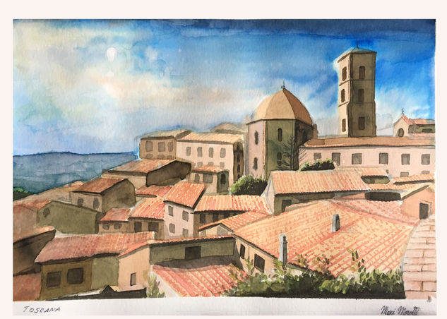 La Toscana. Watercolour Paper Landscaping