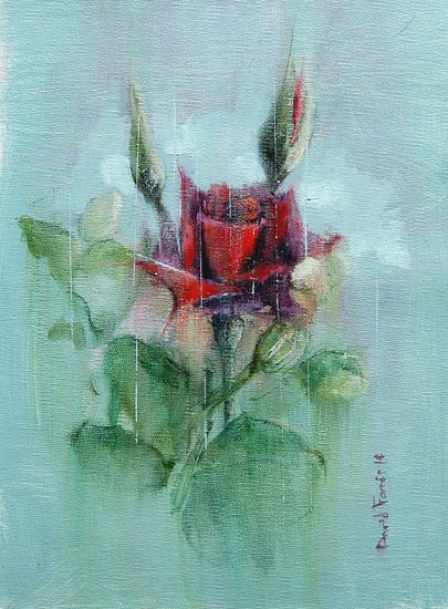 Rosa 2018 Oil Canvas Floral Painting