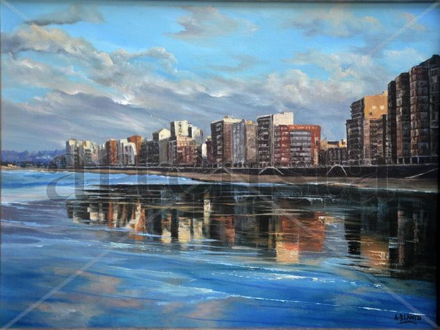 Reflejos en San Lorenzo Oil Panel Landscaping