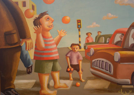 Niño haciendo...
