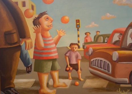Niño haciendo...