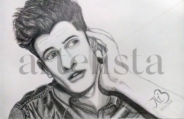 Retrato de Shawn Mendes