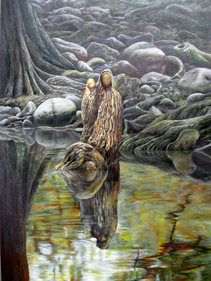 Madona del Río Oil Canvas Landscaping