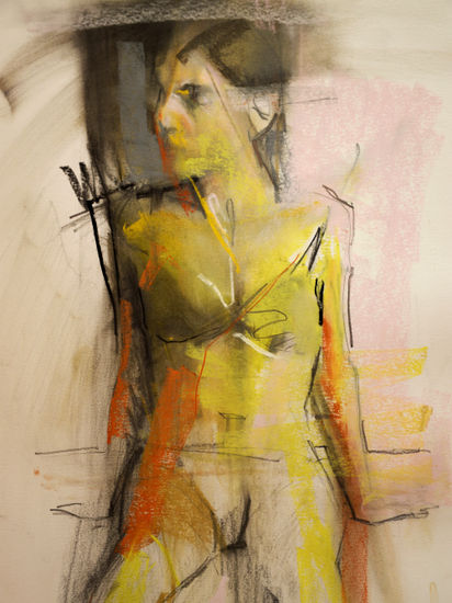 Mareo Pastel Paper Figure Painting