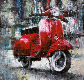 Vespa roja