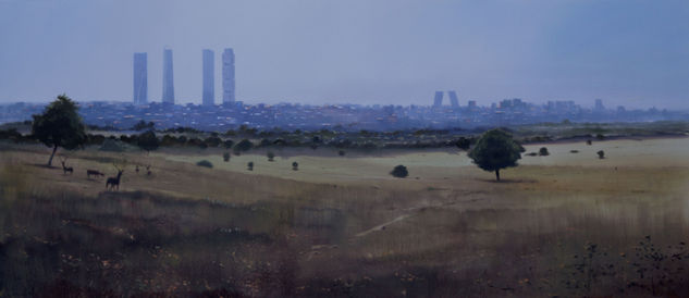 MADRID DESDE EL PARDO Oil Canvas Others