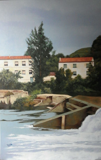 LA PRESA(MIRANDA DE EBRO) Oil Canvas Landscaping