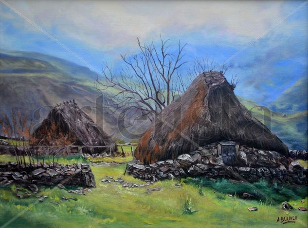 Braña de La corra Oil Canvas Landscaping