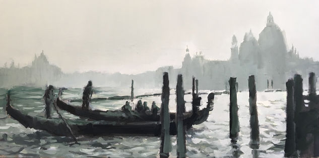 Venecia III Óleo Lienzo Paisaje