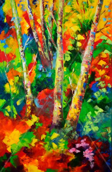 BOSQUE Oil Canvas Landscaping