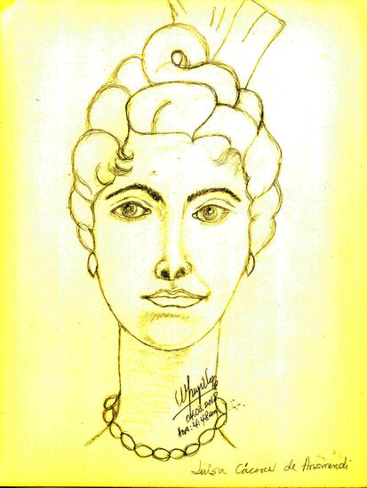 Luisa Caseres de Arismendi Pencil