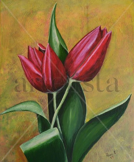 Tulipanes rojos