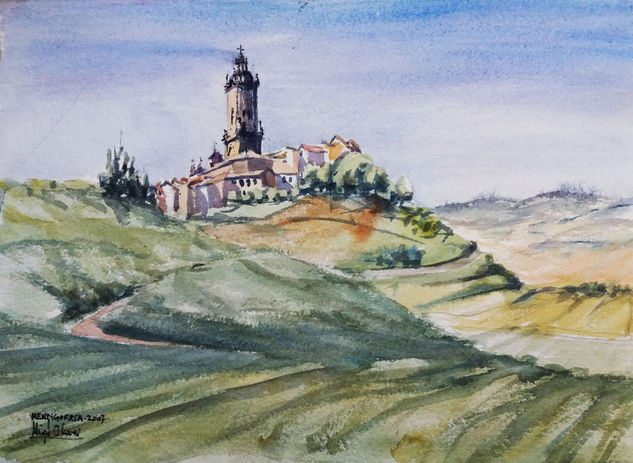 Mendigorría Watercolour Paper Landscaping