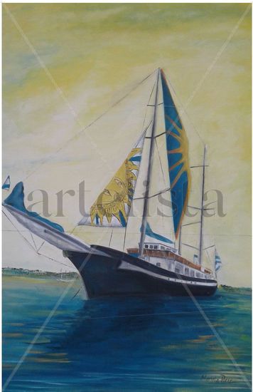 CAPITAN MIRANDA Oil Canvas Landscaping