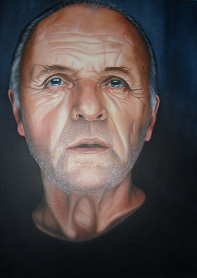 anthony hopkins Óleo Lienzo Retrato