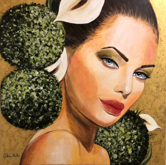 THE PERFUMER  IV Acrylic Canvas Portrait