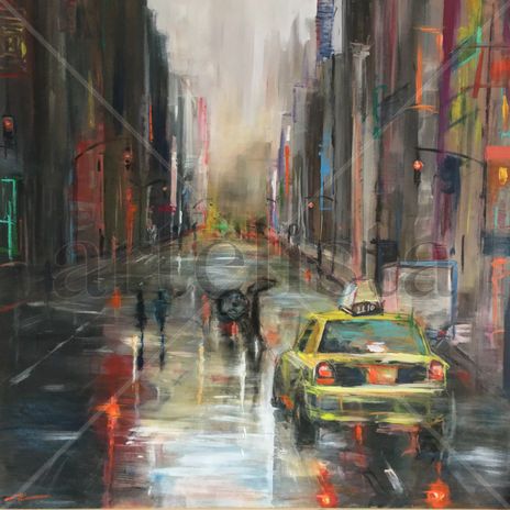 Rain in new york