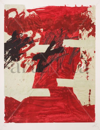 Antoni Tapies Aguafuerte