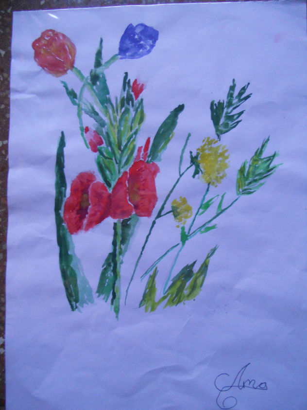 la forma de las flores