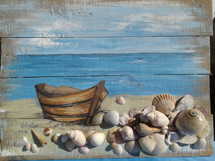 Caracolas en la Playa