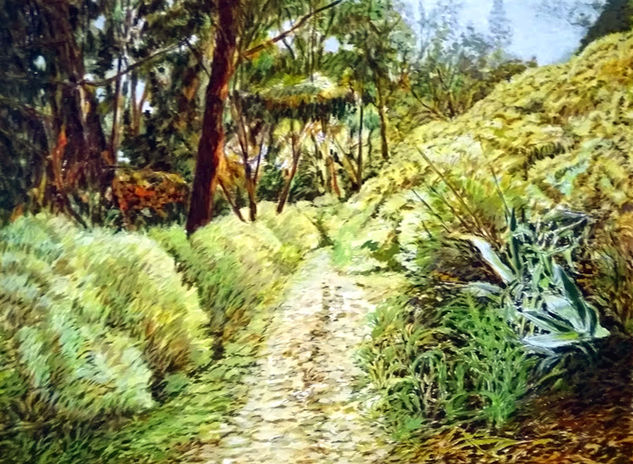 Sendero (Valsequillo, G.C.) Acrylic Card Landscaping