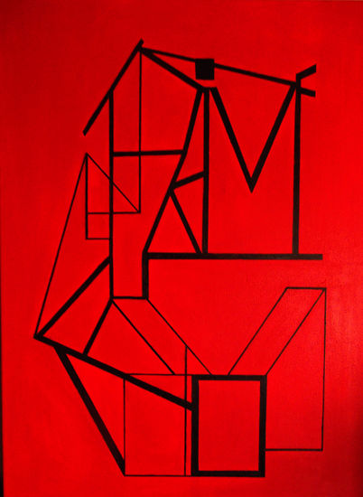 Construcción de un sabor Acrylic Canvas Others