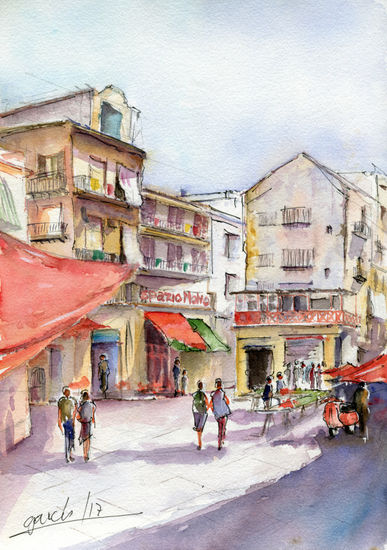 rincones de ciudad Watercolour Card Others